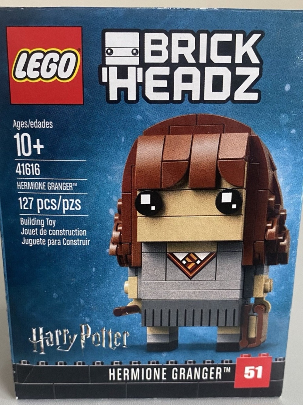 LEGO BRICK'H'EADZ "Hermione Granger" 41616 UNOPENED